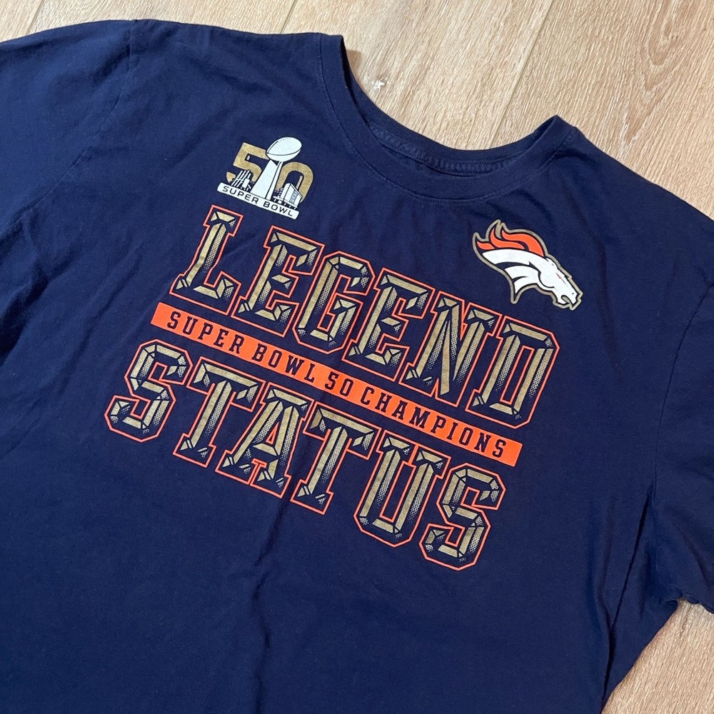 Nike - Denver Broncos Legend Status Super Bowl 50 Champions tee, athletic cut